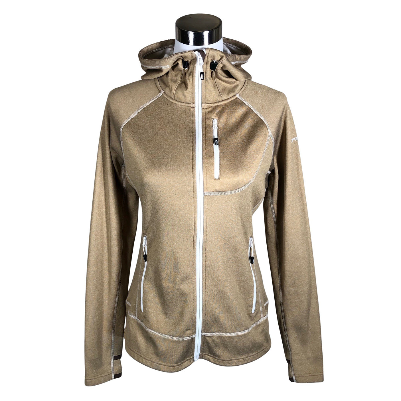 Naisten Icepeak - Huppari, koko 38 - Beige (1)