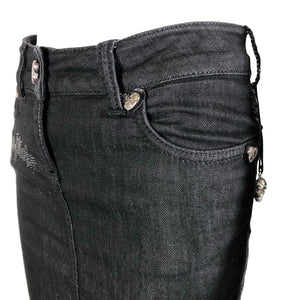 Naisten Philipp Plein - Farkkuhame, koko W26 - Musta (3)