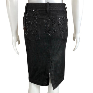 Naisten Philipp Plein - Farkkuhame, koko W26 - Musta (2)