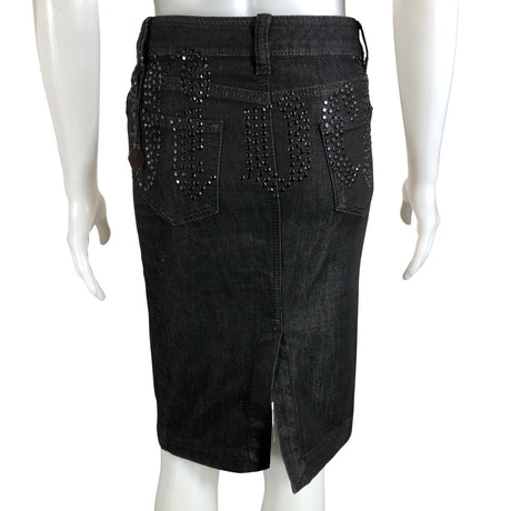 Naisten Philipp Plein - Farkkuhame, koko W26 - Musta (2)