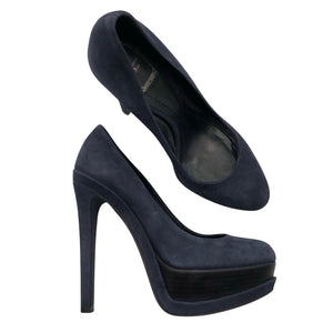 Naisten Christian Dior - Korkokengät, koko 38 - Sininen (1)