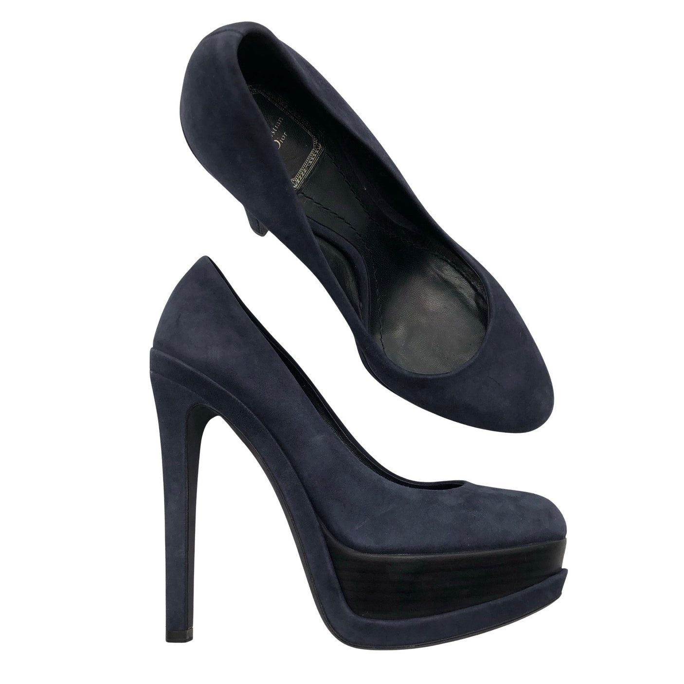 Naisten Christian Dior - Korkokengät, koko 38 - Sininen (1)
