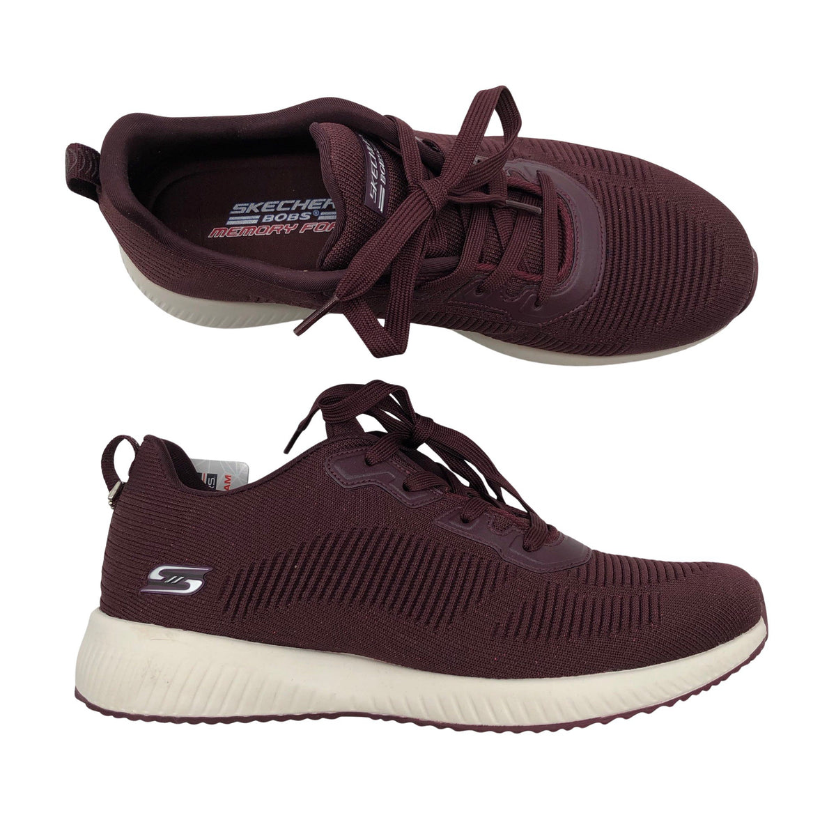 Naisten Skechers - Tennarit, koko 40 - Viininpunainen (1)