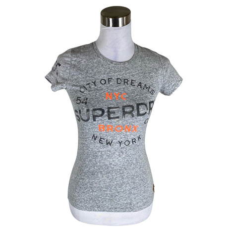 Naisten Superdry - T-paita, koko 34 - Harmaa ()