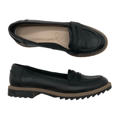 Naisten Clarks - Loaferit, koko 37 - Musta ()