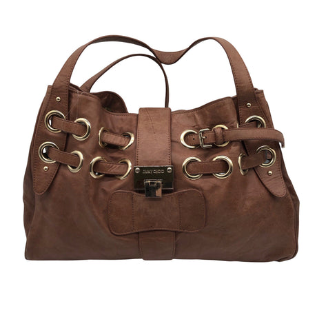 Naisten Jimmy Choo - Käsilaukku, koko Maxi - Ruskea ()