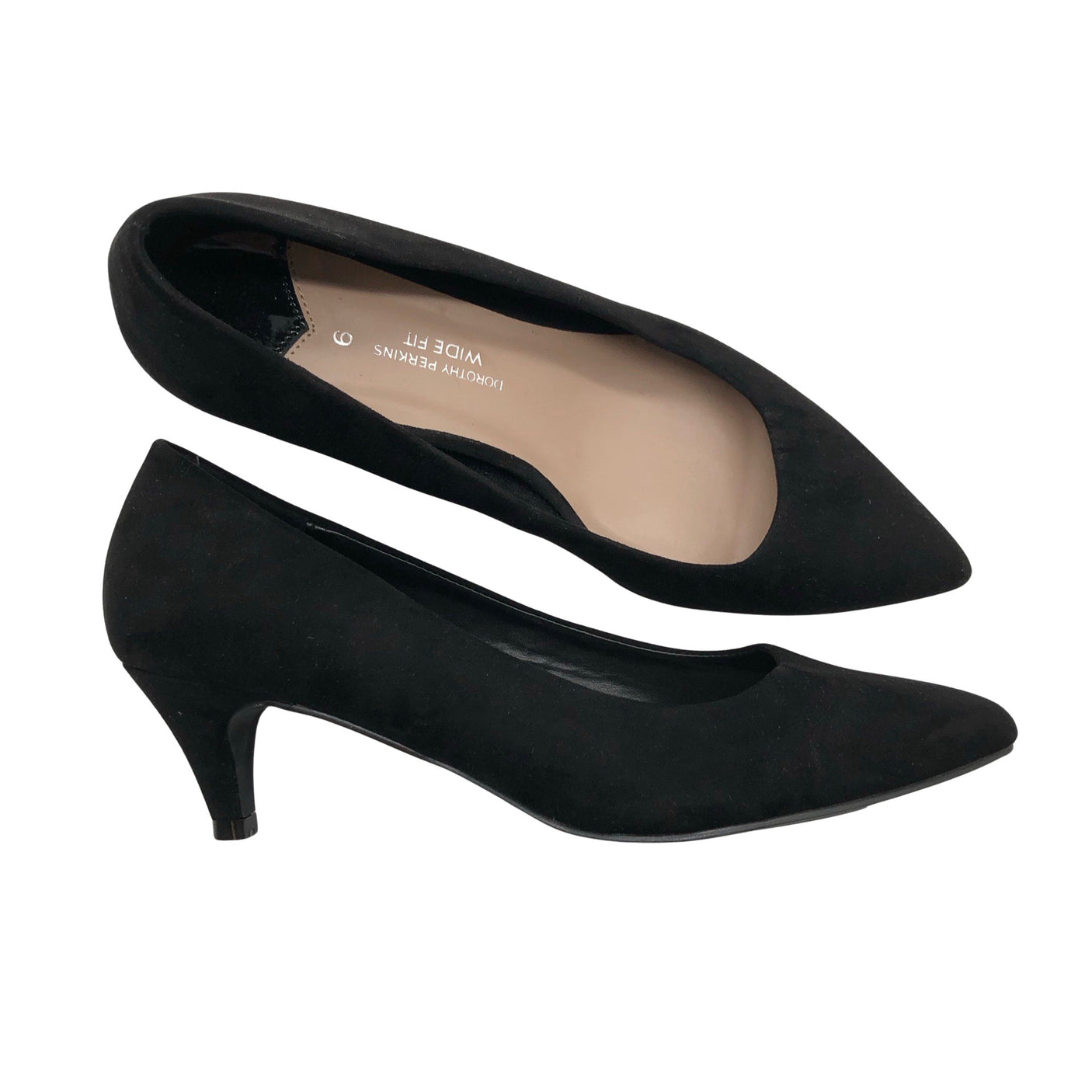 Naisten Dorothy Perkins - Korkokengät, koko 39 - Musta (1)