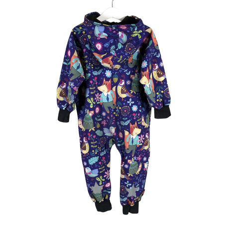Unisex iELM - Softshellhaalari, koko 92 - 98 - Violetti (2)