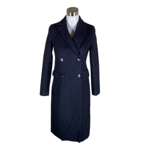 Naisten Massimo Dutti - Villakangastakki, koko 36 - Sininen (1)