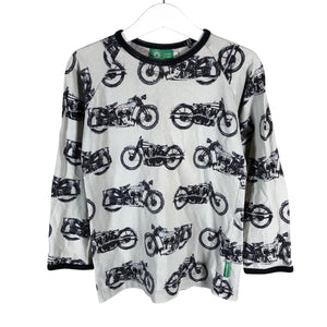 Unisex Naperonuttu - Trikoopaita, koko 122 - 128 - Harmaa (1)