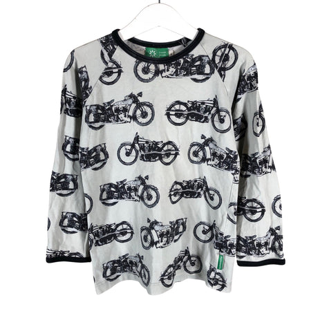 Unisex Naperonuttu - Trikoopaita, koko 122 - 128 - Harmaa ()