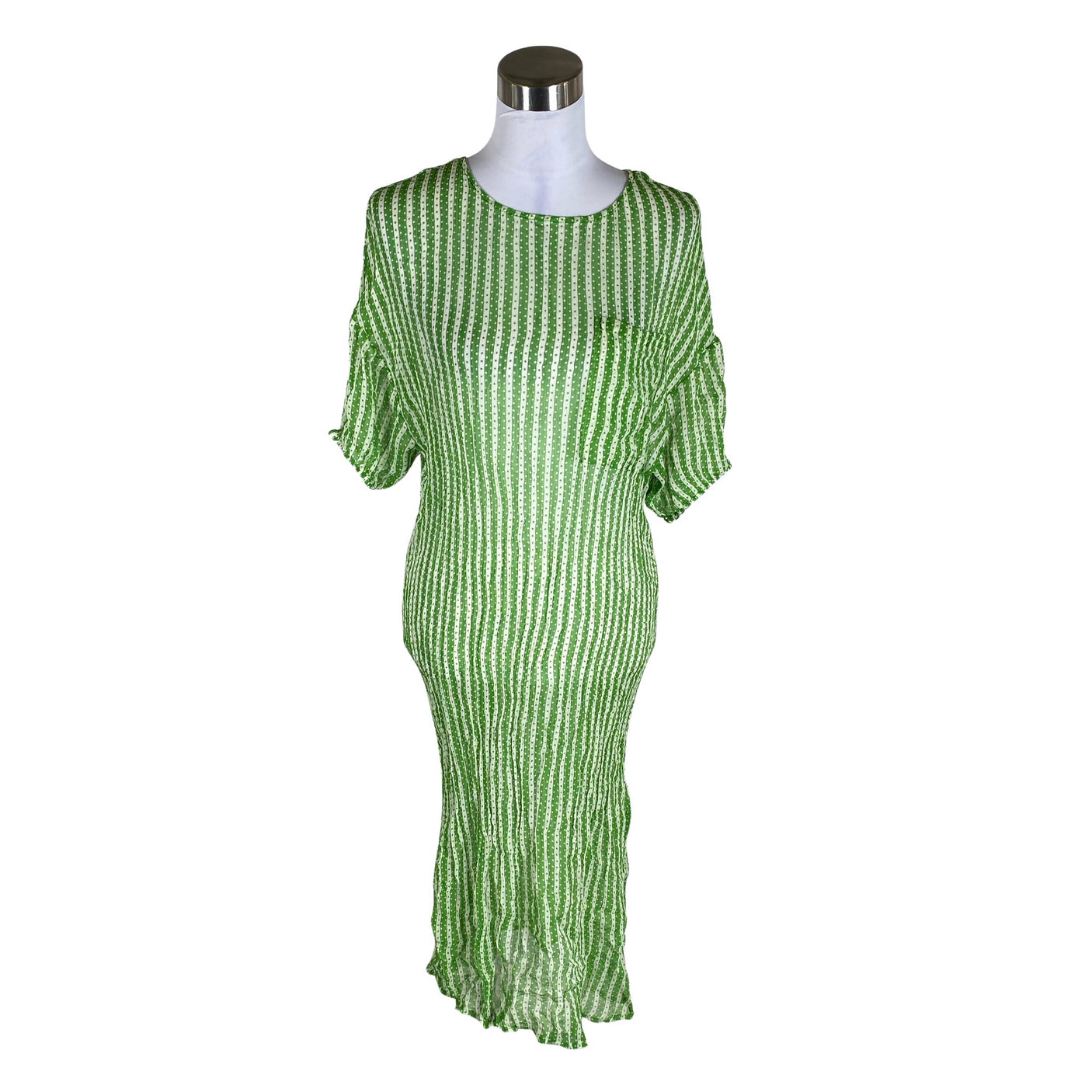Naisten American Vintage - Sifonkimekko, koko 38 - Vihreä (1)