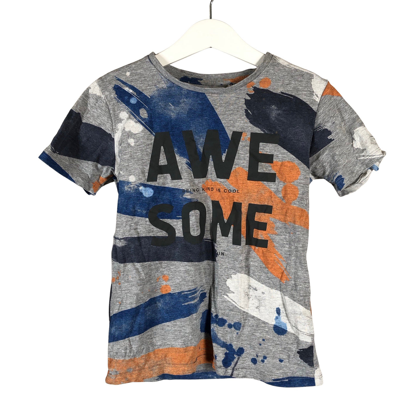 Unisex Name It - T-paita, koko 122 - 128 - Harmaa (1)