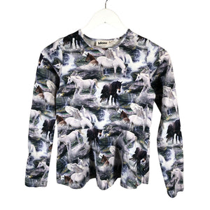 Tyttöjen Molo Kids - Trikoopaita, koko 158 - 164 - Violetti (1)