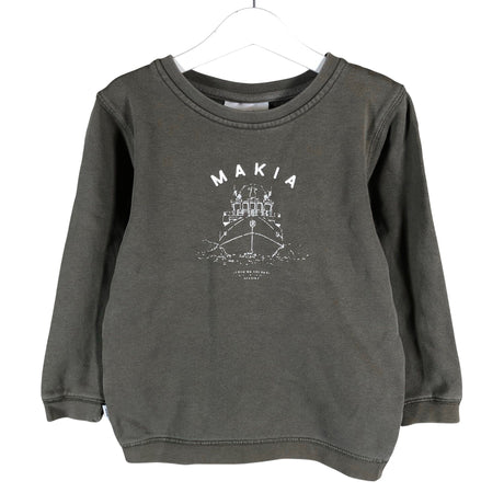 Unisex Makia - Collegepaita, koko 110 - 116 - Vihreä ()