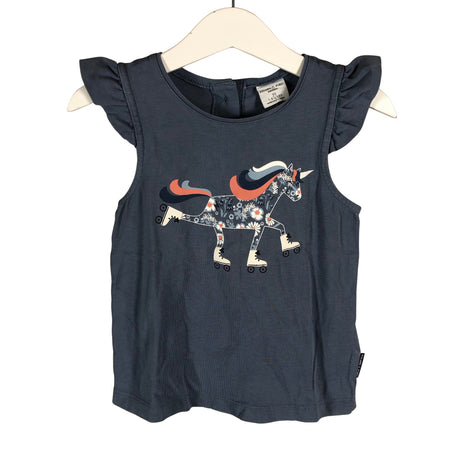 Tyttöjen Polarn O. Pyret - Trikootoppi, koko 86 - 92 - Vaaleansininen ()