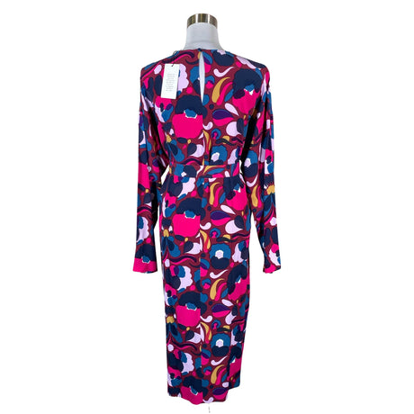 Naisten Marimekko - Sifonkimekko, koko 40 - Viininpunainen (2)