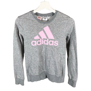 Tyttöjen Adidas - Collegepaita, koko 158 - 164 - Harmaa (1)