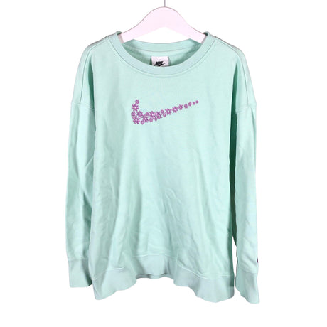 Tyttöjen Nike - Collegepaita, koko 140 - 146 - Vihreä ()