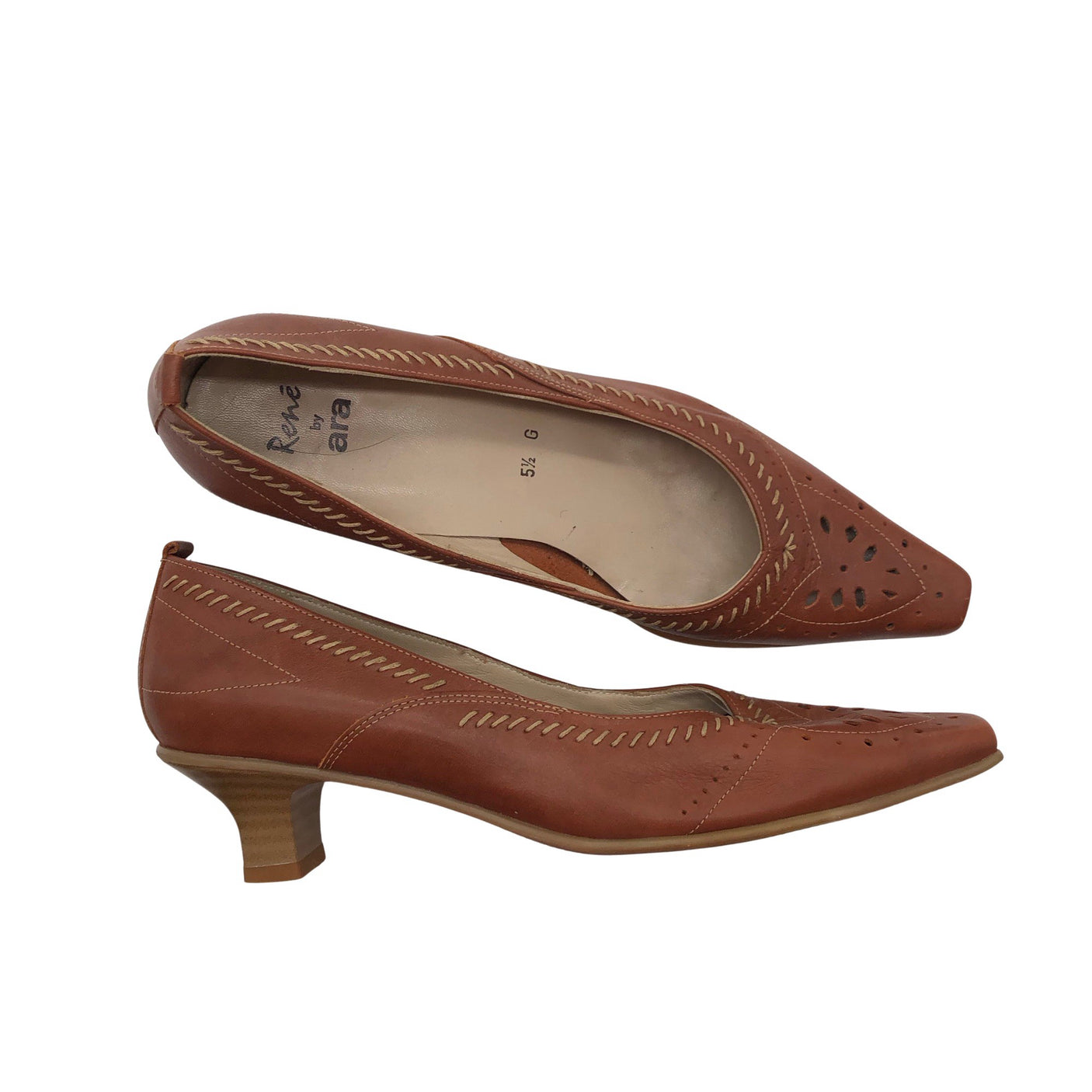 Naisten Ara - Korkokengät, koko 38 - Ruskea (1)