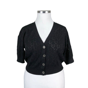 Naisten Naf Naf - Neuletakki, koko 42 - Musta (1)