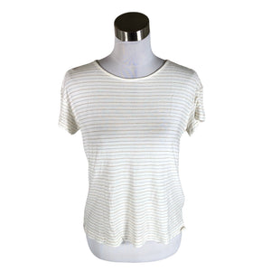 Naisten Massimo Dutti - T-paita, koko 38 - Luonnonvalkoinen (1)