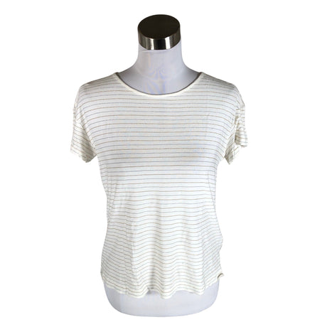 Naisten Massimo Dutti - T-paita, koko 38 - Luonnonvalkoinen ()