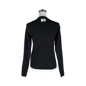 Naisten Calvin Klein Jeans - Neulepaita, koko 40 - Musta (2)