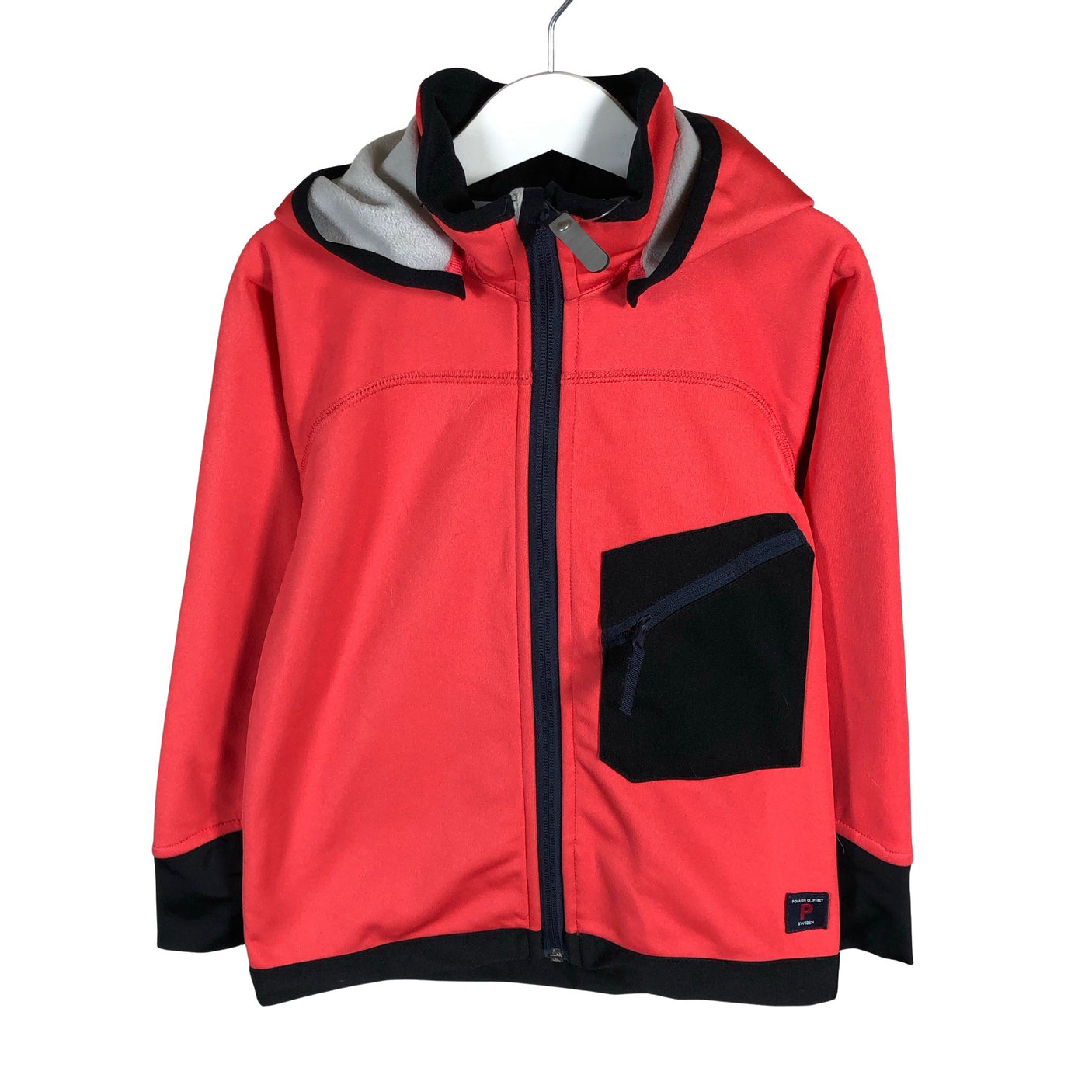 Unisex Polarn O. Pyret - Softshell-takki, koko 104 - 110 - Punainen (1)