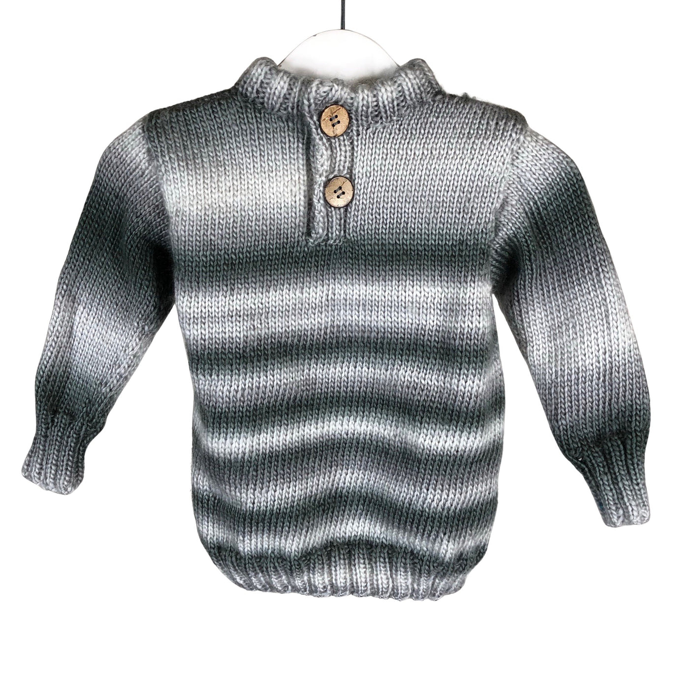 Unisex Handmade - Neulepaita, koko 98 - 104 - Harmaa (2)