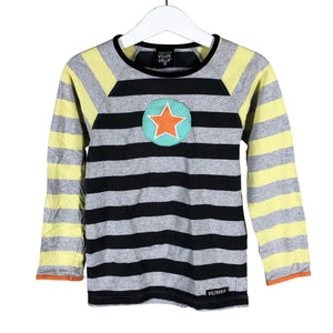 Unisex Villervalla - Trikoopaita, koko 104 - 110 - Harmaa (1)