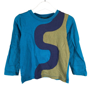 Unisex Marimekko - Trikoopaita, koko 98 - 104 - Sininen (1)