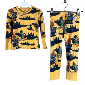 Unisex Polarn O. Pyret - Yöasu, koko 98 - 104 - Keltainen (1)