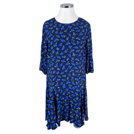 Naisten Kuusama - Sifonkitunika, koko 42 - Sininen ()