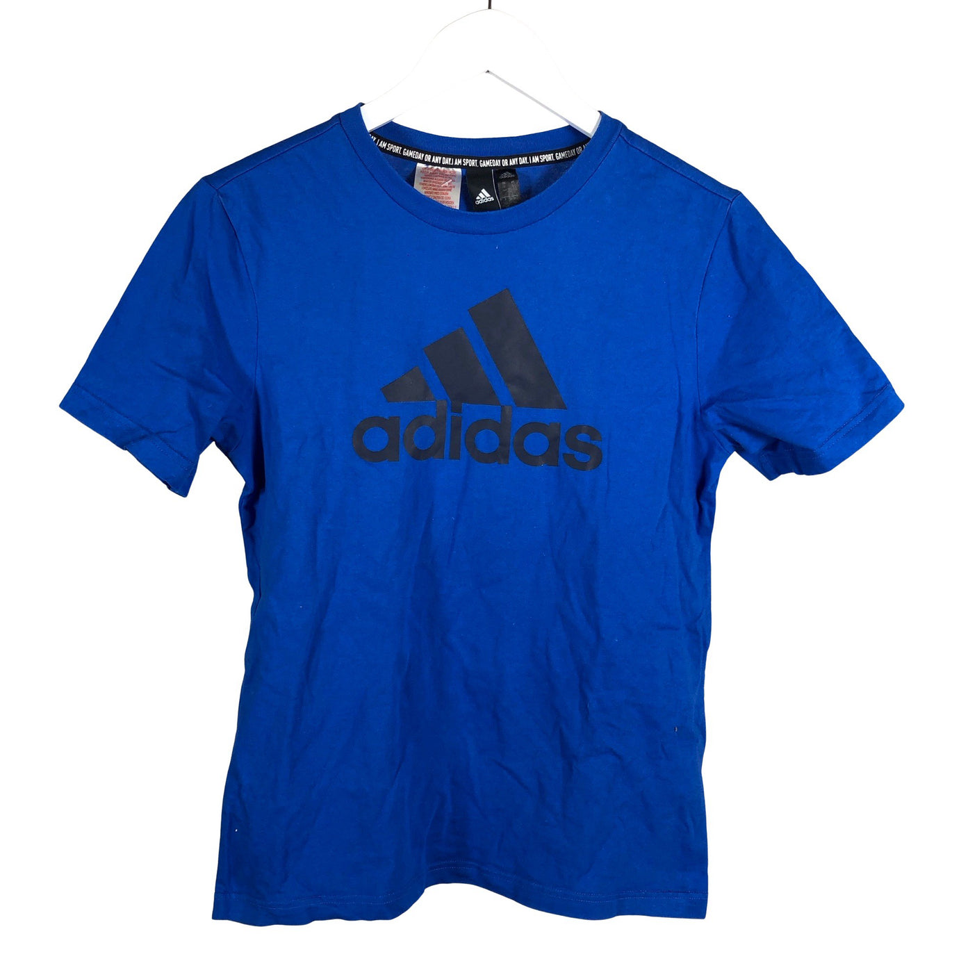 Unisex Adidas - T-paita, koko 158 - 164 - Sininen (1)