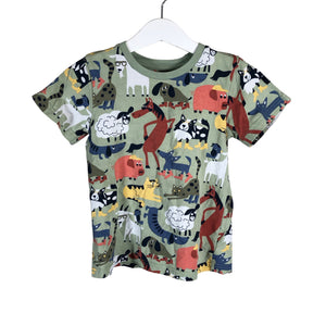 Unisex Polarn O. Pyret - T-paita, koko 98 - 104 - Vihreä (1)