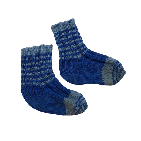 Unisex Handmade - Villasukat, koko 22 - Sininen ()