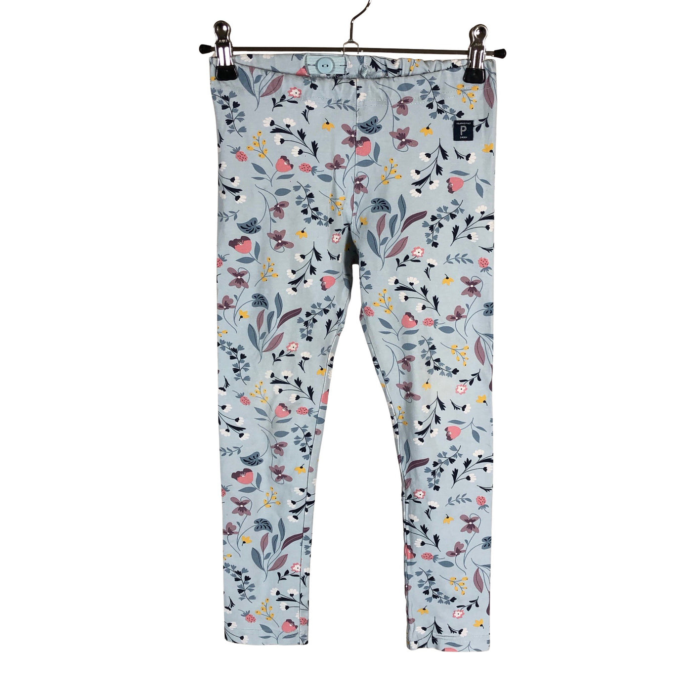 Unisex Polarn O. Pyret - Leggingsit, koko 116 - 122 - Vaaleansininen (1)