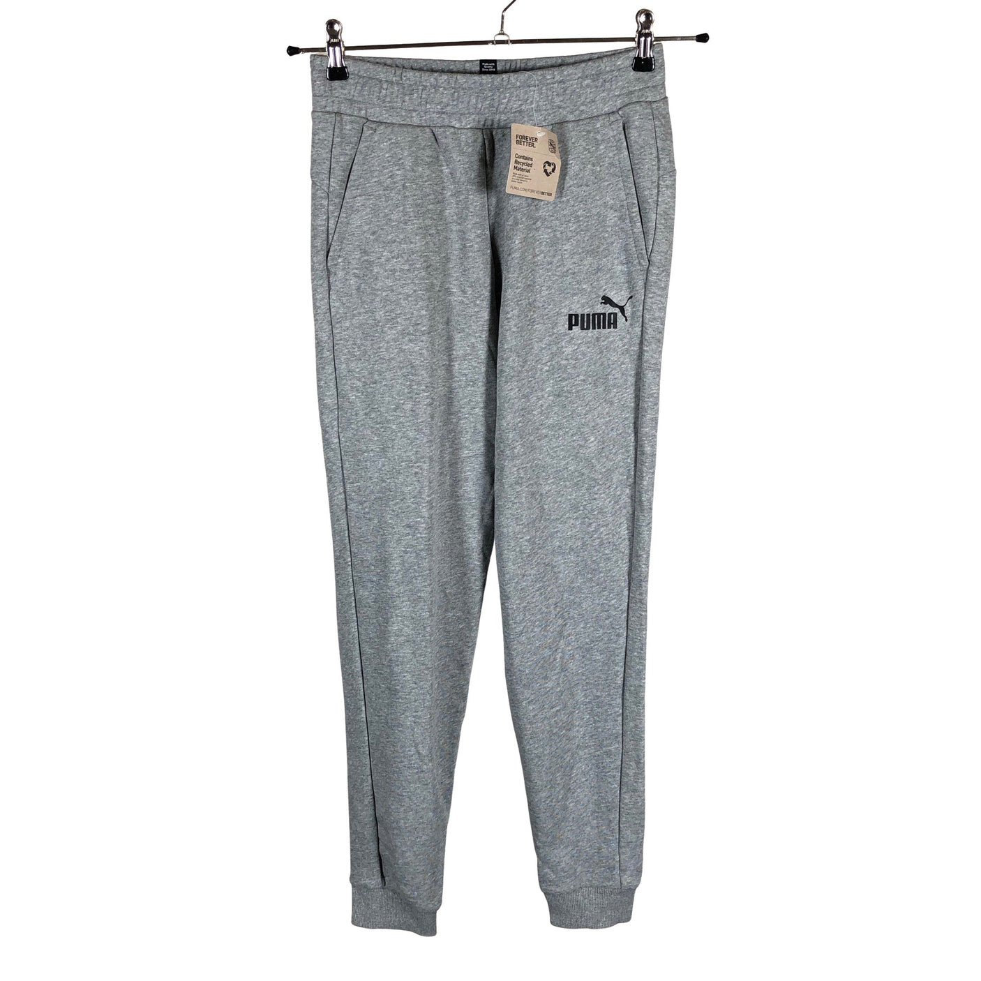 Unisex Puma - Collegehousut, koko 158 - 164 - Harmaa (1)