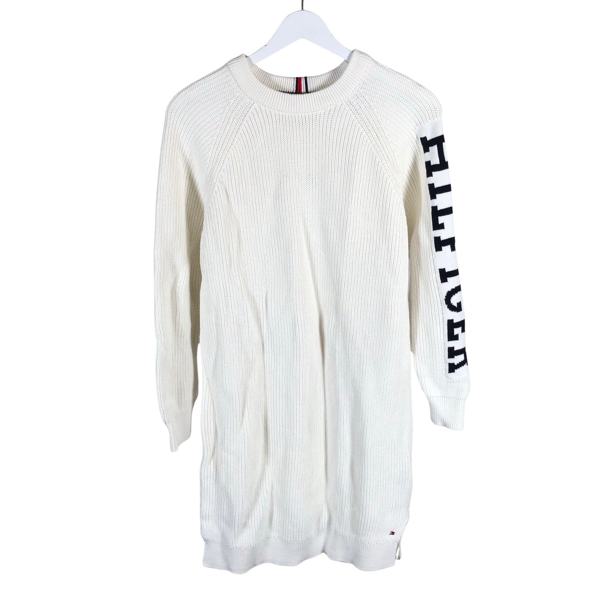 Tyttöjen Tommy Hilfiger - Neulemekko, koko 158 - 164 - Valkoinen (1)