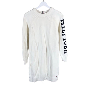 Tyttöjen Tommy Hilfiger - Neulemekko, koko 158 - 164 - Valkoinen (1)