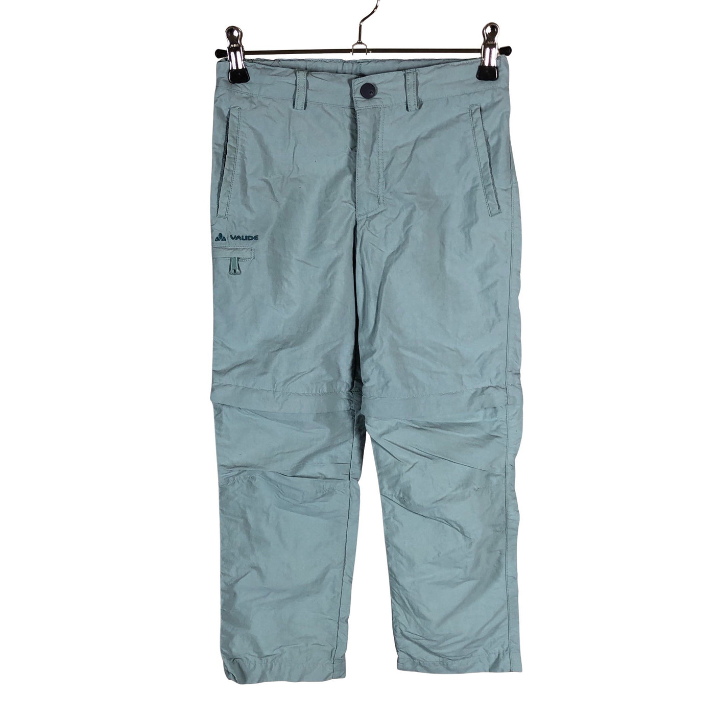 Unisex Vaude - Kangashousut, koko 122 - 128 - Vaaleansininen (1)