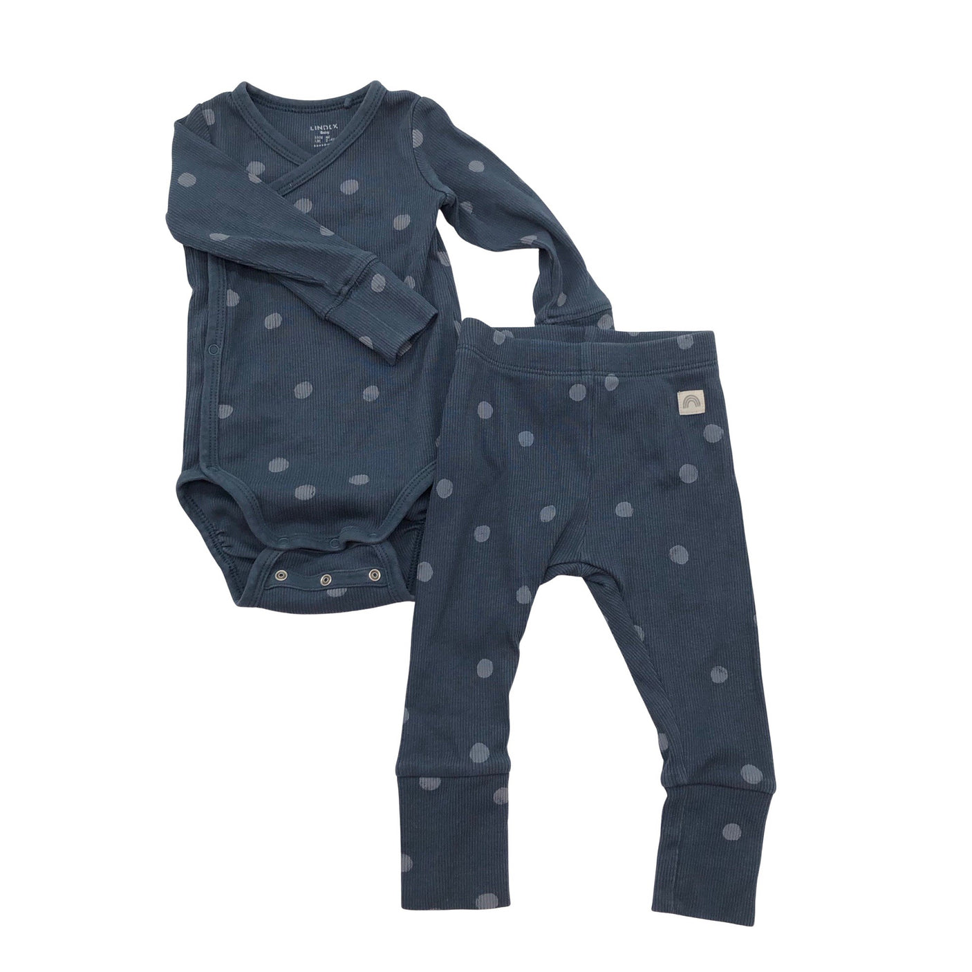 Unisex Lindex - Kietaisubody, koko 56 - 62 - Sininen (1)
