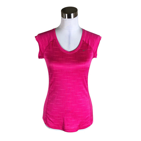 Naisten Nike - Urheilupaita, lyhyet hihat, koko 34 - Pinkki ()