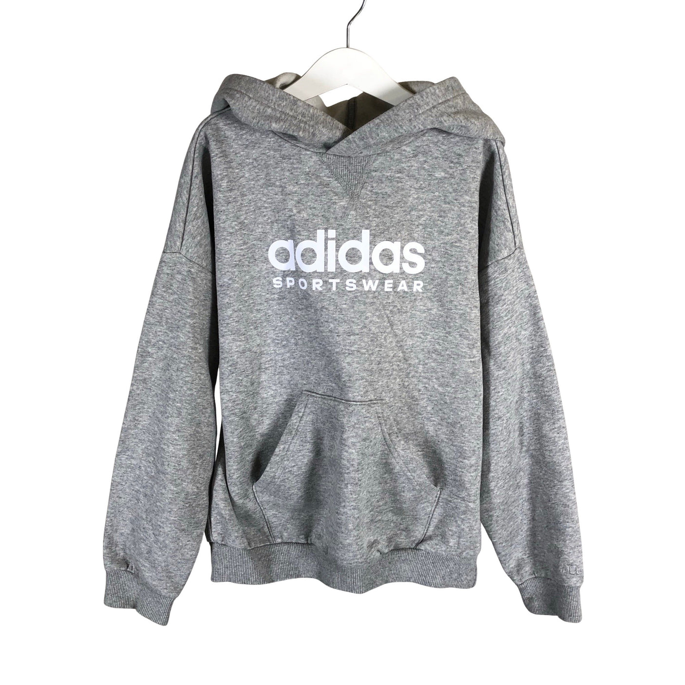 Unisex Adidas - Huppari, koko 134 - 140 - Harmaa (1)