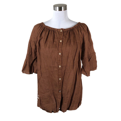 Naisten Bohemiana - Lyhythihainen pusero, koko One size - Ruskea ()