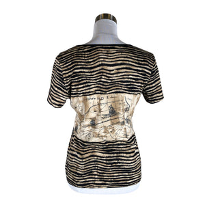 Naisten Tommy Hilfiger - T-paita, koko 38 - Ruskea (2)