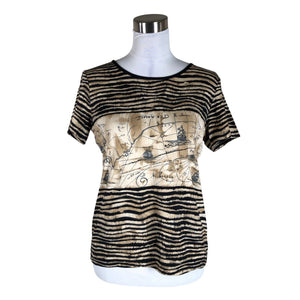 Naisten Tommy Hilfiger - T-paita, koko 38 - Ruskea (1)