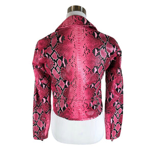 Naisten Guess - Nahkatakki, koko 36 - Pinkki (2)