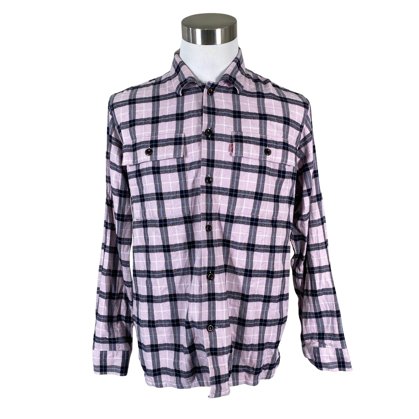Miesten Levi's - Flanellipaita, koko L - Vaaleanpunainen (1)